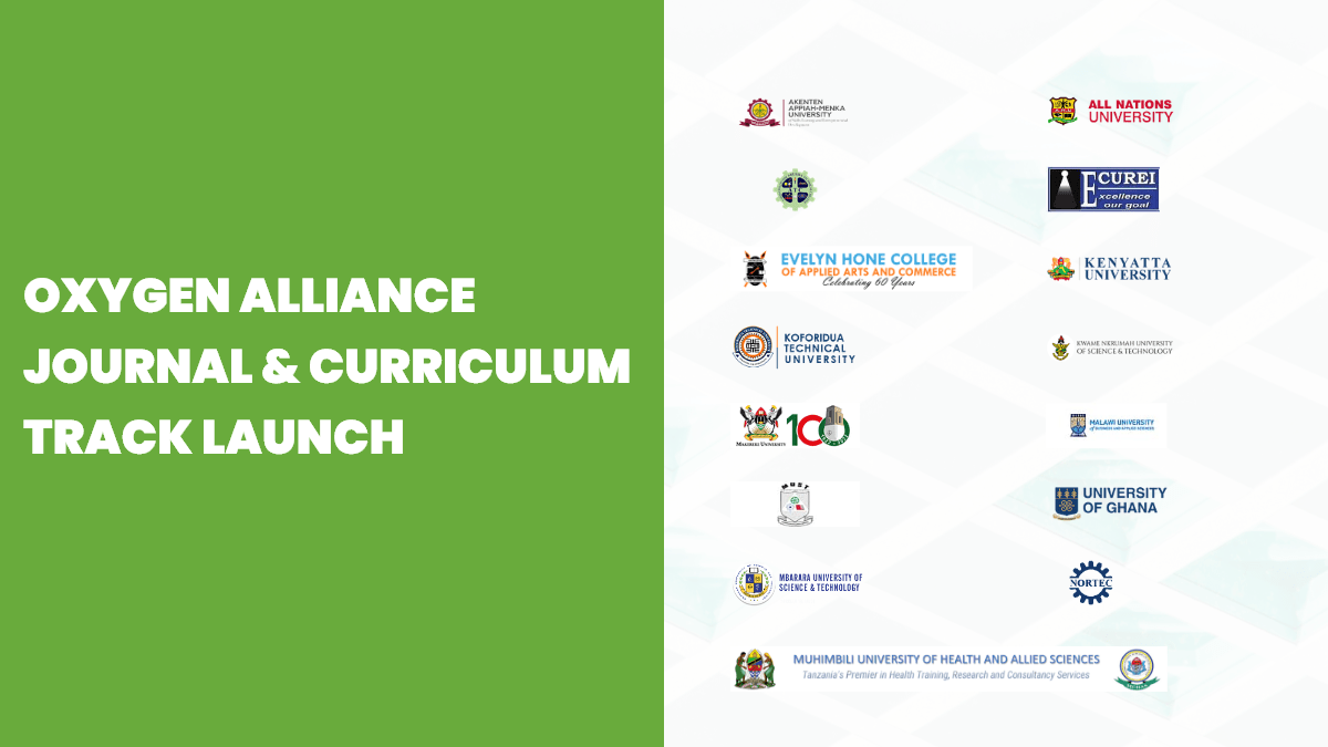 Oxygen Alliance & Academic Partners renew and enhance efforts to collaborate through Academic interventions 2 Oxygen Alliance & Academic Partners renew and enhance efforts to collaborate through Academic interventions 1 Oxygen Alliance